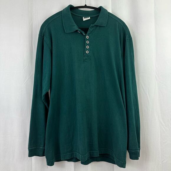 Vintage Weavers Green Long Sleeve Tee Men’s Size XL - Picture 1 of 5